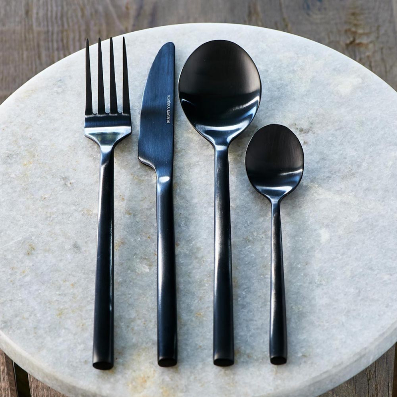 RM LOFT CUTLERY 4 PCS BLACK