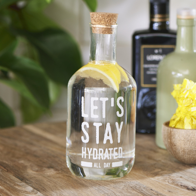 LET'S STAY HYDRATED BOTTLE